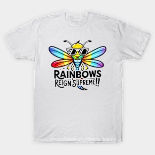 Rainbow Reigns Supreme: A Colorful Celebration of Pride and Diversity T-Shirt